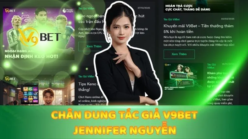 Chân dung tác giả V9bet Jennifer Nguyễn